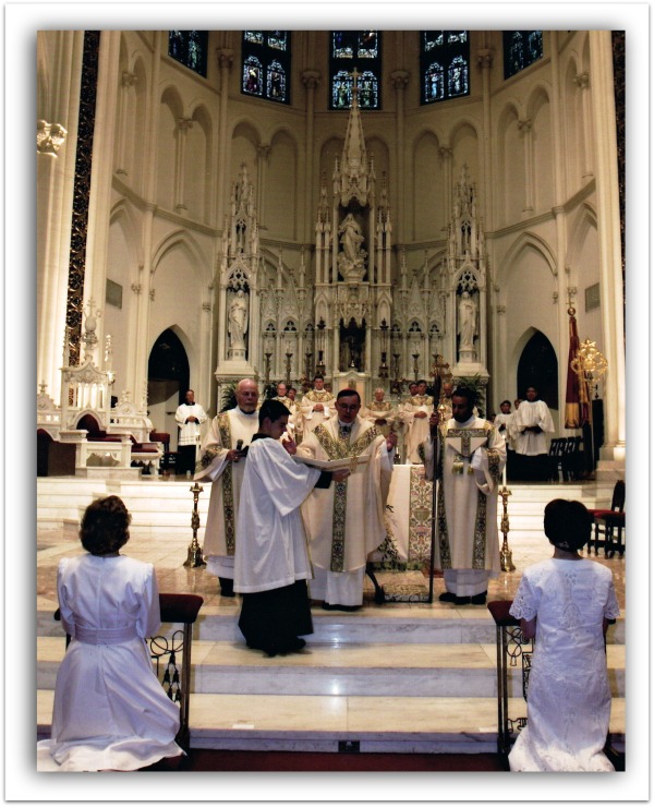 Archbishop Charles Chaput presiding over Consecration of Virgins Living in the World--July 15, 2003